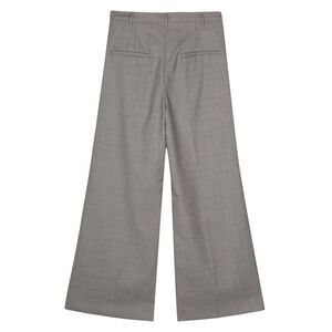 LOW CLASSIC Wide Leg Tailored Trousers Women GREY Pants